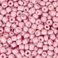 Seed beads 8/0 (3mm) Pink metallic